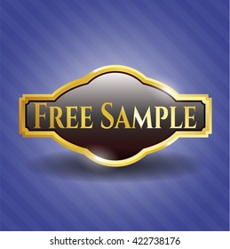 Free Sample golden emblem