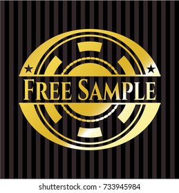 Free Sample golden emblem