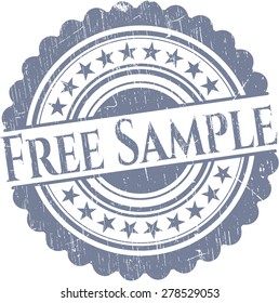 Free sample grunge rubber stamp