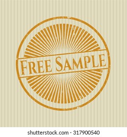 Free Sample grunge seal