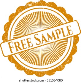 Free Sample grunge seal