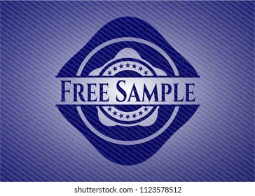 Free Sample with jean texture