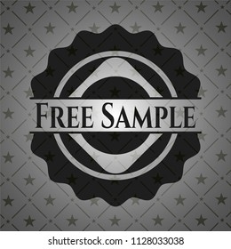 Free Sample realistic black emblem