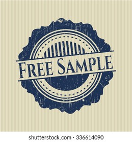 Free Sample rubber grunge stamp
