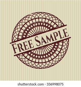 Free Sample rubber grunge stamp