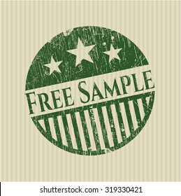Free Sample rubber grunge texture seal