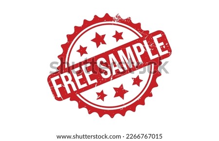 Free Sample Rubber Stamp Seal Vector