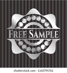 Free Sample silver badge or emblem