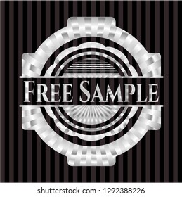 Free Sample silvery shiny emblem