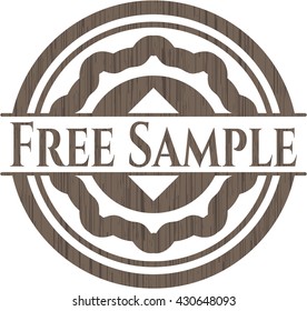 Free Sample wooden emblem