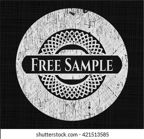 Free Sample written on a chalkboard
