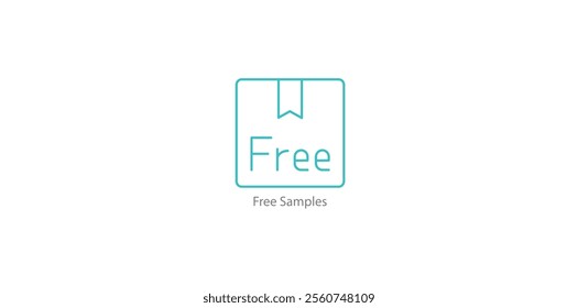 Free Samples Promotion Event Vector Icon