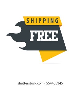 Free Shipping Banner for Social Media or Digital Campaign