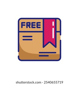 Free Shipping for Black Friday Vector Icon