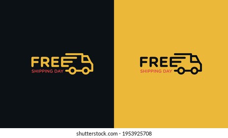 Free Shipping Day.

Logo For Marketplace, Ecommerce, Shipping Day, Free, Delivery.