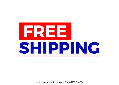 Free shipping delivery banner design