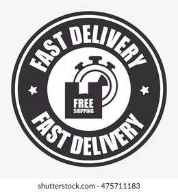 free shipping delivery icon vector illustration design