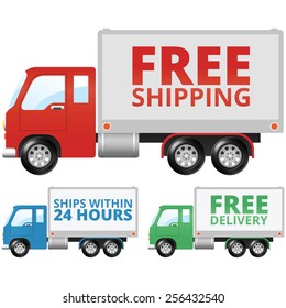 Free Shipping And Free Delivery Truck