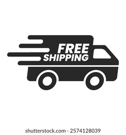 Free Shipping Delivery Truck Icon