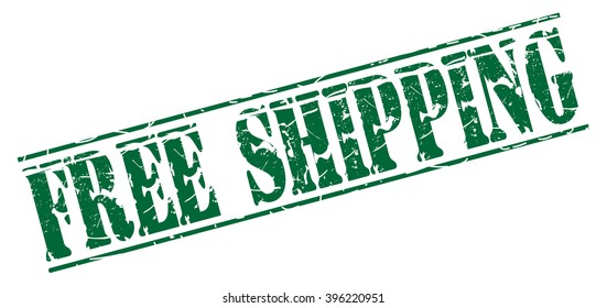 free shipping grunge stamp, vector illustration