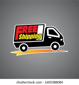 free shipping or home delivery vector icon, symbol for business