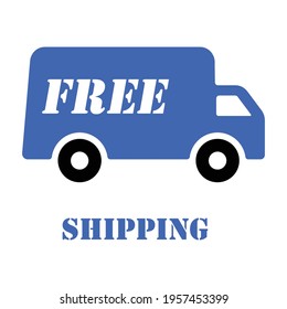 free shipping icon design vector