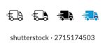 Free Shipping icon set multiple style collection