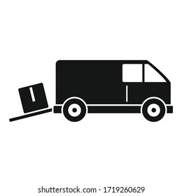Free shipping icon. Simple illustration of free shipping vector icon for web design isolated on white background