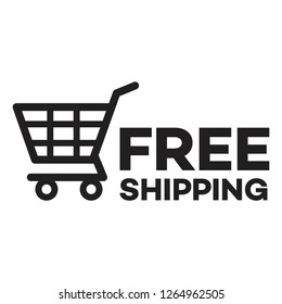 Free Shipping icon vector
