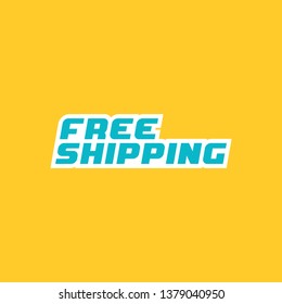 Free shipping icon. Vector illustration