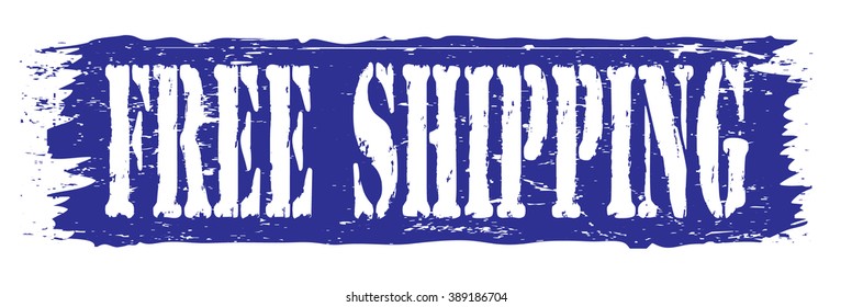 free shipping icon, vector illustration