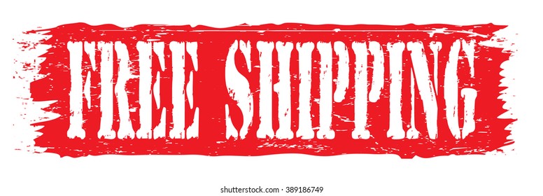 free shipping icon, vector illustration