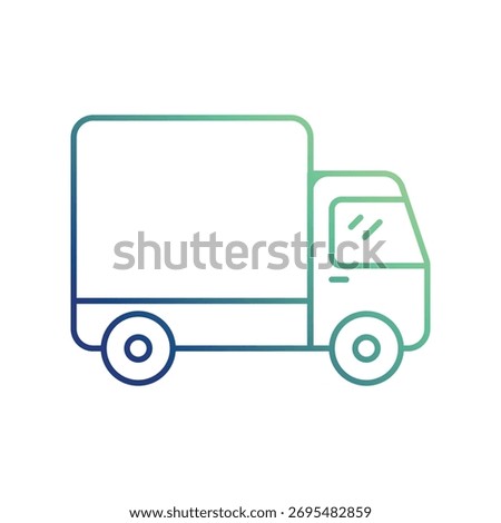Free shipping icon with white background vector stock illustration