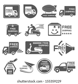 Free Shipping Icons Set