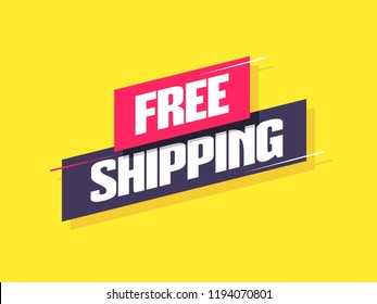 Free Shipping Label - Shutterstock ID 1194070801