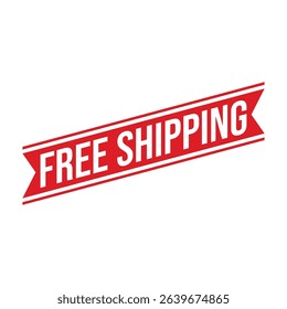 Free Shipping Letter Rubber Stamp Vector Design Template