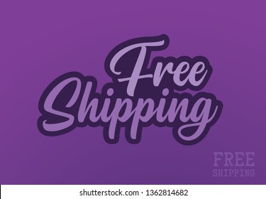 Free shipping logo - vector