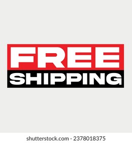 Free Free Shipping Logo vector illustration