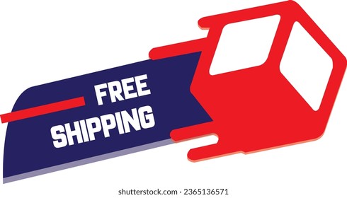 
free shipping name tag vector art
