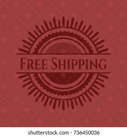 Free Shipping realistic red emblem