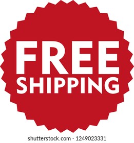 Free Shipping Red Sticker Zigzag