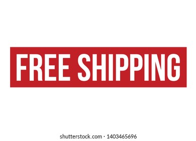 Free shipping rubber stamp – Vector
