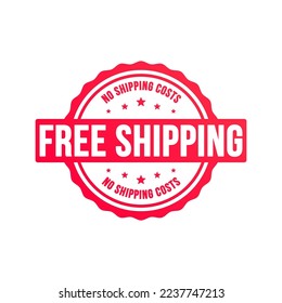 Free Shipping Shopping Vector Label 