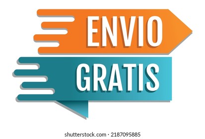 Envío gratuito Icono del vector español Envio Gratis