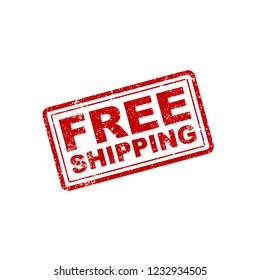 Free Shipping Stamp Stock Vector Royalty Free Shutterstock