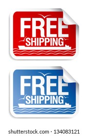 Free shipping stickers set.