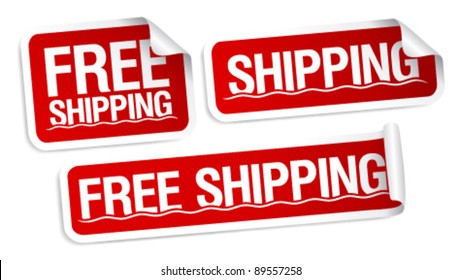 Free shipping stickers set.