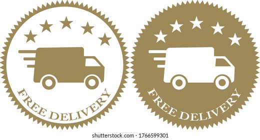 Free shipping symbol. Vector illustration.free delivery.background banner modern graphic design for store shop, online store, website, landing page.