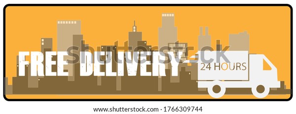 Free shipping symbol. Vector\
illustration.free delivery .background banner modern graphic design\
for store shop, online store, website, landing\
page.\
