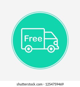 Free shipping vector icon sign symbol